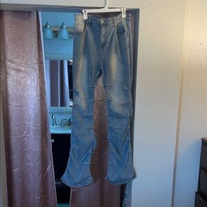 Fashion Nova Blue Boot Cut Jeans